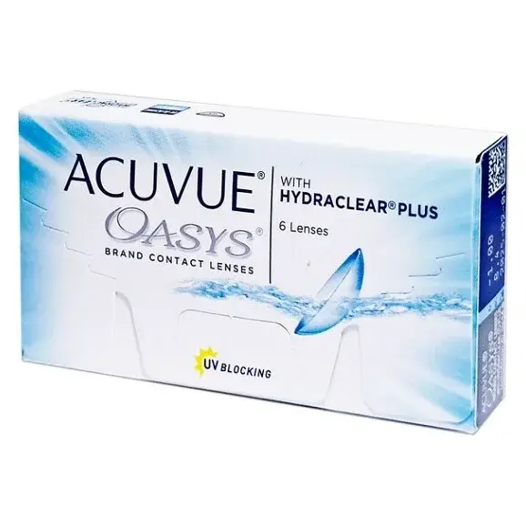 JOHNSON Acuvue Oasys Plus dvojtýždňové kontaktné šošovky 6 kusov, Počet dioptrií: +4,5, Počet ks: 6 ks, Priemer: 14,0, Zakrivenie: 8,4