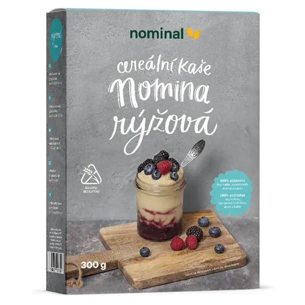NOMINAL Cereálna kaša ryžová bez lepku 300 g