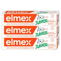 ELMEX Junior zubná pasta pre deti vo veku 6-12 rokov 3 x 75 ml