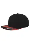 Plaid Flanell Peak Snapback blk/red