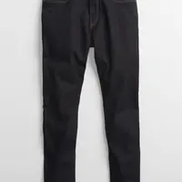 GAP Džíny straight taper saratoga rinse - Pánské