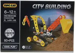 Kovová stavebnice na šroubování - pásový bagr