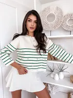 DStreet Dámsky krátky sveter VELORIA Farba zelená