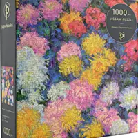 Puzzle Monetovy Chryzantémy - 1000 dílků