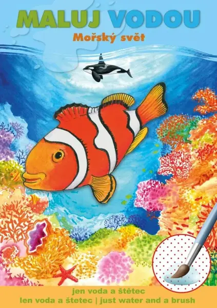 Maluj vodou A5 - Mořský svět (AK9442)