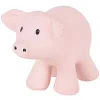Tikiri Farm kousátko s chrastítkem Pig 1 ks