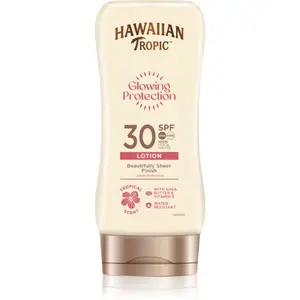 Hawaiian Tropic Glowing Protection Beautifully Sheer Finish mléko na opalování SPF 30 180 ml
