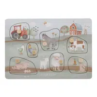 Little Dutch Little Farm Sound Puzzle puzzle ze dřeva 1 ks