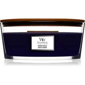 Woodwick Hinoki Dahlia vonná svíčka s dřevěným knotem (hearthwick) 453,3 g