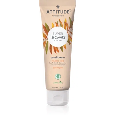 Attitude Super Leaves Volume & Shine přírodní kondicionér s detoxikačním účinkem 240 ml