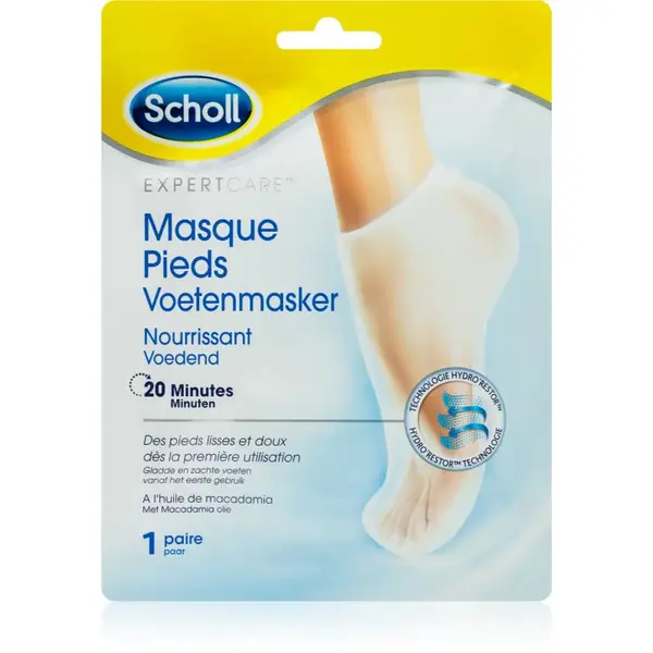 Scholl Pedimask™ Macadamia Oil hloubkově vyživující maska na nohy 1 ks