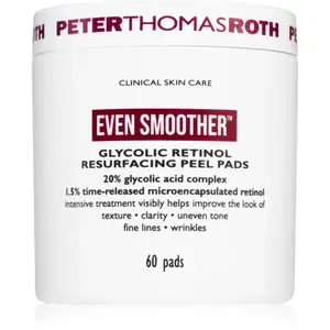 Peter Thomas Roth EVEN SMOOTHER™ Glycolic Retinol Resurfacing Peel Pads peelingové pleťové tamponky na noc 1 cps