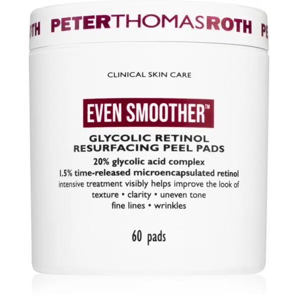 Peter Thomas Roth EVEN SMOOTHER™ Glycolic Retinol Resurfacing Peel Pads peelingové pleťové tamponky na noc 1 cps
