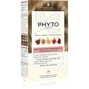 Phyto Color barva na vlasy bez amoniaku odstín 8 Light Blonde 1 ks