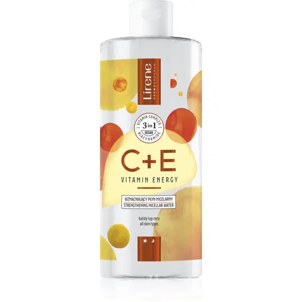 Lirene Vitamin C+E micelární voda 3v1 s vitamíny C a E 400 ml