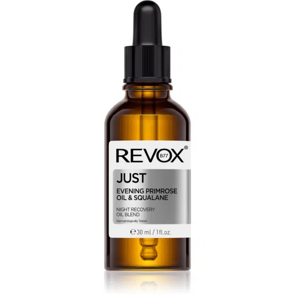 Revox B77 JUST Evening Primrose Oil & Squalane regenerační noční olej pro obnovu kožní bariéry 30 ml