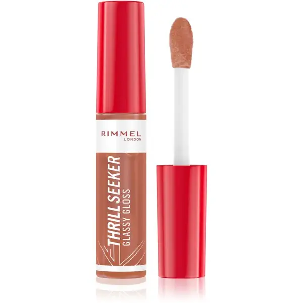 Rimmel Thrill Seeker Glassy Gloss lesk na rty pro větší objem odstín 650 Sweet Frosting 10 ml