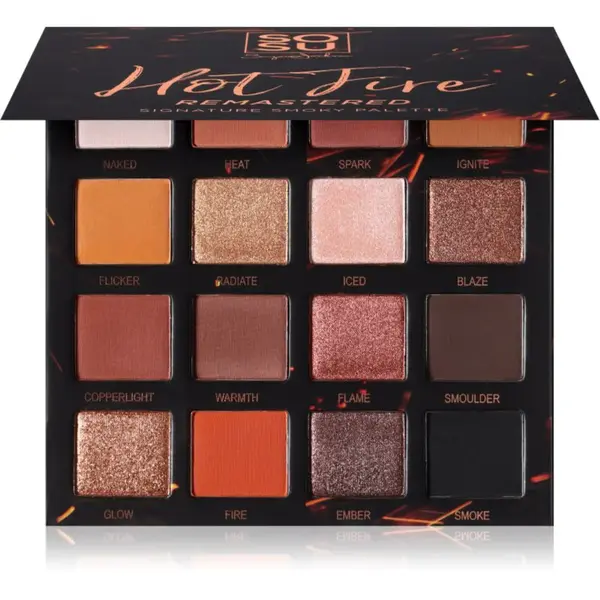 SOSU Cosmetics Hot Fire Eyeshadow Palette paletka očních stínů odstín Hot Fire 32 g