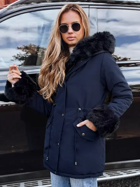 Dámská zimní parka s kožešinou CHARMFUR