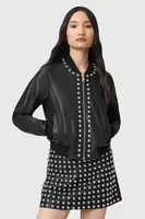 Kožená bunda AllSaints ORTEN