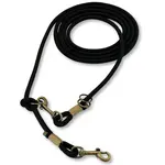 PafDog® Elegatní přepínací nastavitelné vodítko 10mm, černo-zlaté, extra pevné PAF-821