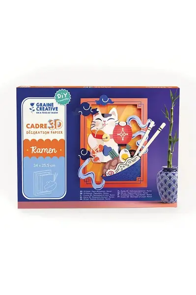 DIY sada – 3D rámeček Graine Creative Paper Decorations 34 x 25,5 cm více barev