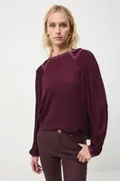 Halenka Medicine dámská, vínová barva, hladká