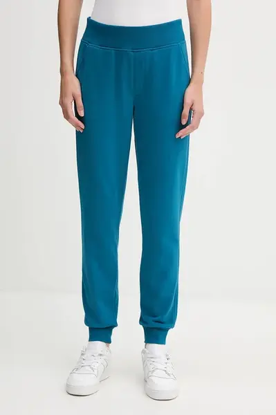 Tepláky United Colors of Benetton dámské, tyrkysová barva, 3WNW3F04R