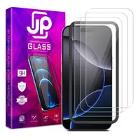 JP Long Pack Tvrzených skel, 3 skla na telefon s aplikátorem, iPhone 16 Pro Max