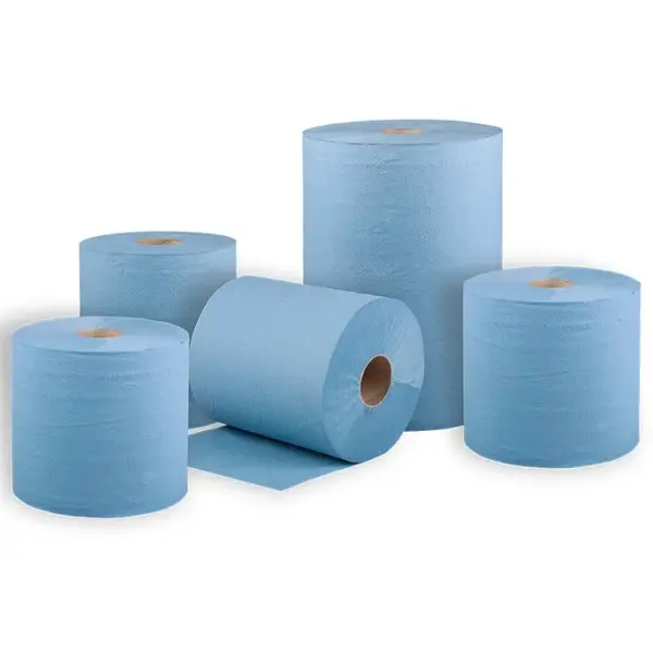Role průmyslová 290 m, šíře 240 mm, 2-vrstvá 100% celulóza, modrá