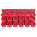 Organizér závěsný s 30 boxy, 800 x 165 x 400 mm