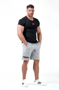 Nebbia LegDay Hero šortky 179 , XXL, šedá