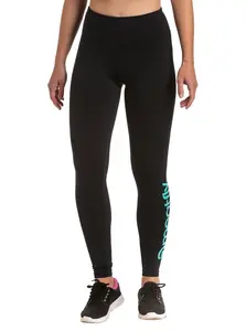 Meatfly dámské legíny Arabel Mint Logo | Černá | Velikost XL