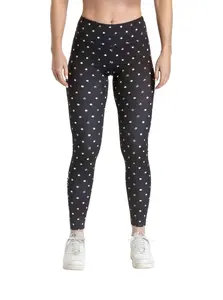 Meatfly dámské legíny Arabel Black / Color Dots | Černá | Velikost XL