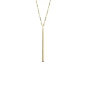 Náhrdelník s hladkou tyčinkou ze zlata KLENOTA