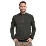 Bushman svetr Sakari tmavá khaki XXXXL