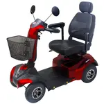 Elektrický čtyřkolový skútr, HS-520 Barva: Červená