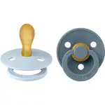 BIBS Colour Size 2: Symmetrical 6+ months cumlík Baby Blue / Petrol 2 ks