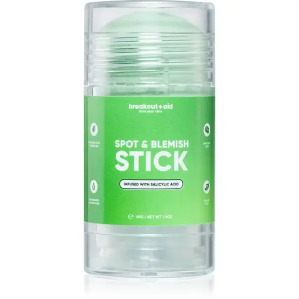 breakout + aid Spot & Blemish Stick kaolínová pleťová maska pro problematickou pleť 40 g
