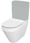 Cersanit Crea - WC kombi mísa se sedátkem SoftClose, vario odpad, CleanOn, bílá K114-023