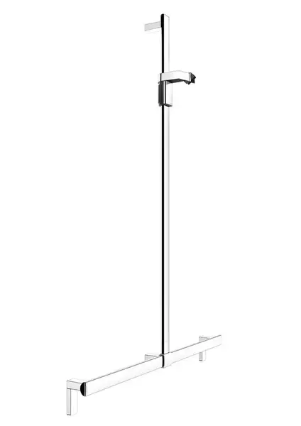 Keuco Axess - Držadlo so sprchovou tyčou 70x130 cm, s držiakom sprchy, chróm 35014017013