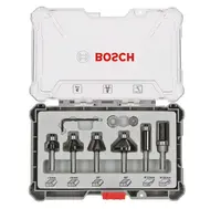 Bosch Príslušenstvo - 6-dielna súprava frézovacích bitov 2607017468