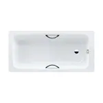 Kaldewei Advantage - Obdĺžniková vaňa Cayono Star 753, 150x70 cm, s otvormi na držadlá, antislip, biela 275330000001