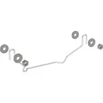 Geberit Príslušenstvo - Upevňovací materiál Kerafix pre polostĺp pre umývadielko 551064000