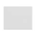 Jika Zeta - Zrkadlo, 100x75x2 cm, biela H4555560393041