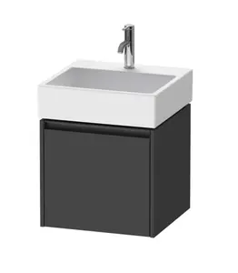 Duravit Ketho.2 - Umývadlová skrinka, 44x48x46 cm, 1 zásuvka, grafit mat K25074049490000