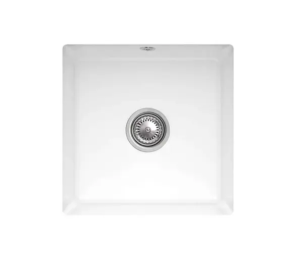 Villeroy & Boch Subway 50 - Keramický drez 44x44 cm, CeramicPlus, Snow White 332501KG