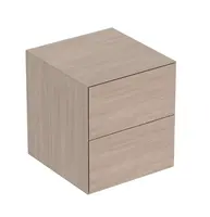 Geberit ONE - Boční skříňka 45x49x47 cm, 2 zásuvky, dub 505.077.00.5