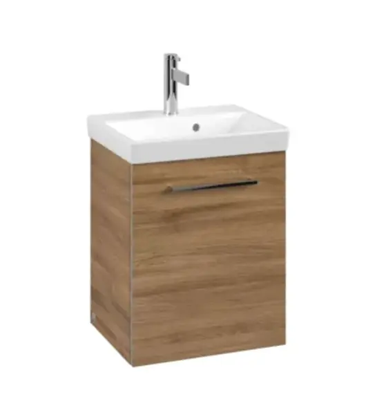 Villeroy & Boch Avento - Umývadlová skrinka, 43x51x35 cm, 1 dvierka, Oak Kansas A88700RH