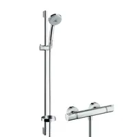 Hansgrohe Croma 100 - Sprchový set s termostatom, 3 prúdy, tyč 90 cm, chróm 27085000